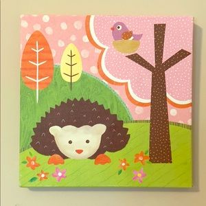 Hedgehog landscape picture (kids)